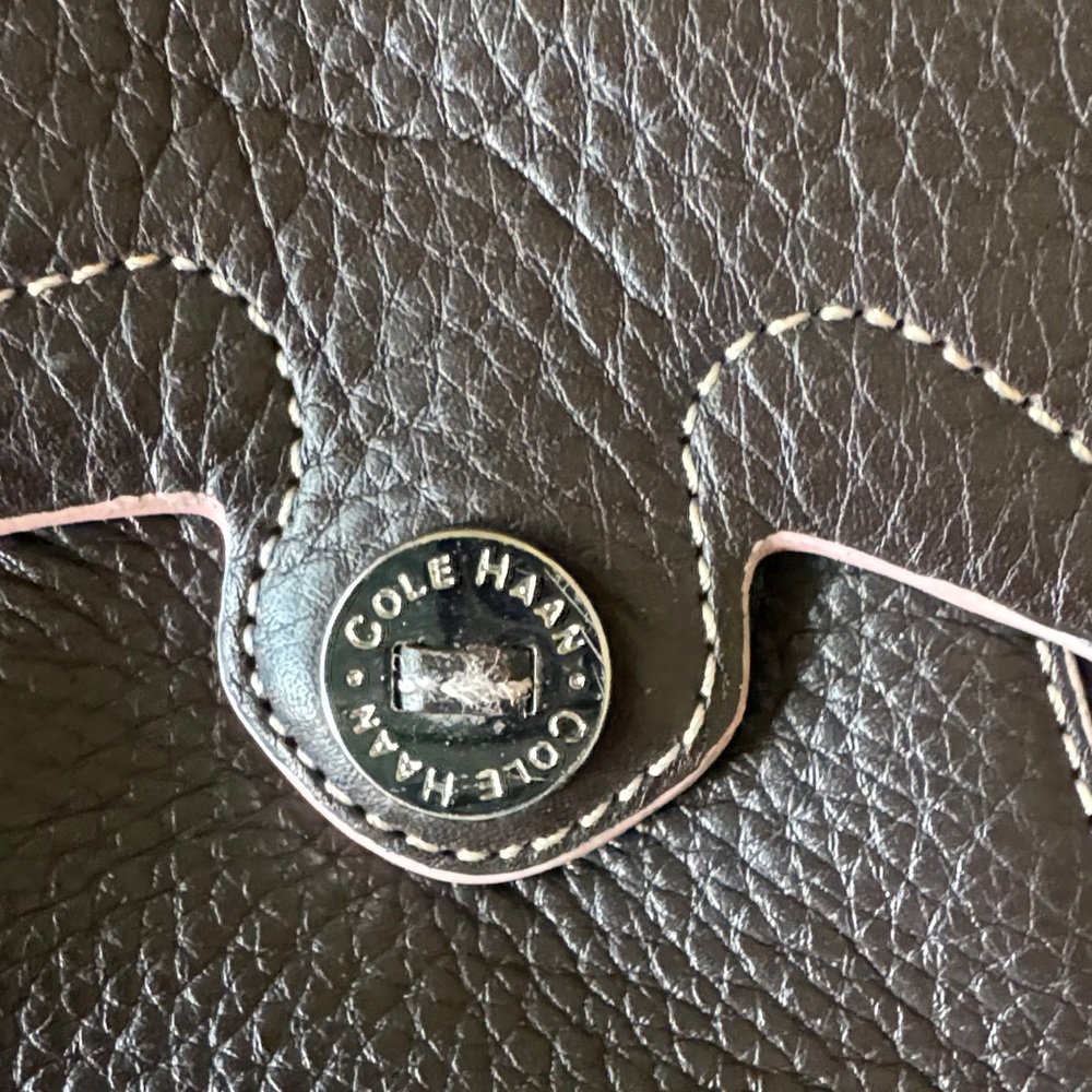 Cole Haan Black and Pink Shoulder Bag - Picture 2 of 7